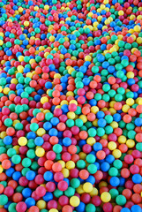 Fototapeta na wymiar Assorted multicolored balls