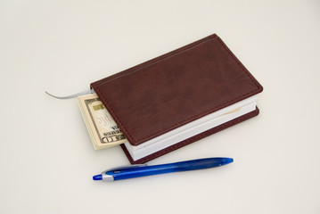 Diary and money