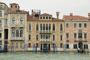 Fototapeta premium PALACIOS EN EL GRAN CANAL DE VENECIA