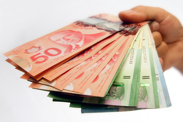 Canadian money - 41843965