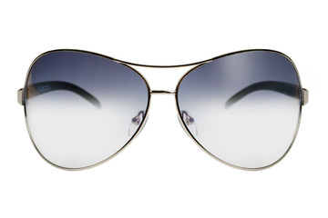 Sunglasses in a thin metal rim