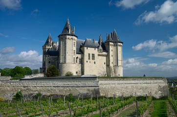 medieval castle of Samur, Loire valley, France