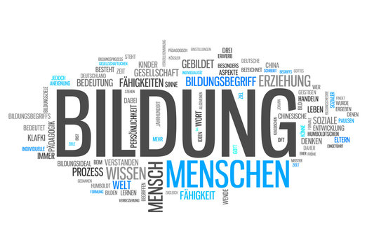 Wortwolke "Bildung"