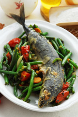 鲭鱼 Sgombro ai fagiolini Maquereau Mackerel
