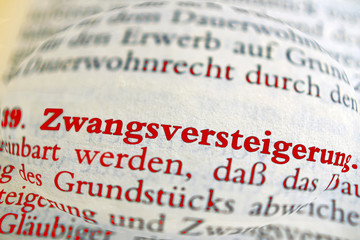 Zwangsversteigerung