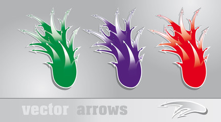 Naklejka premium Vector arrows