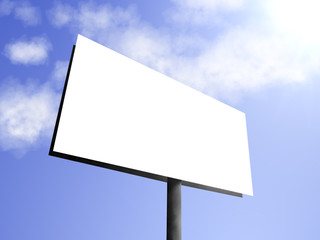 Fototapeta premium Blank big billboard