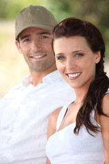 Obraz premium Couple of tourists