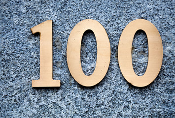 number 100
