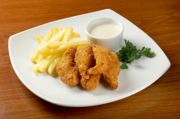 Fries   andChicken Nuggets