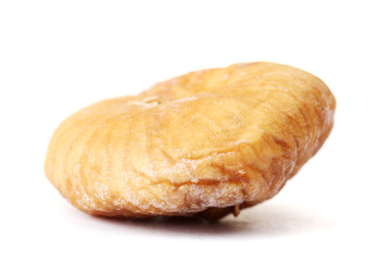 delicious dried fig isolated on white