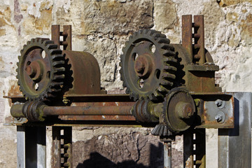 Hämelschen-Mühle in Hämelschenburg (Detail)