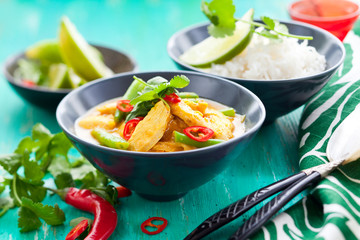 Chicken curry  with rice