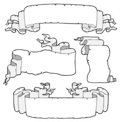 Vintage banners collection 6