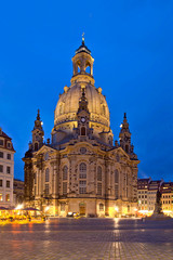 Fototapeta na wymiar Dresden Frauenkirche HDR