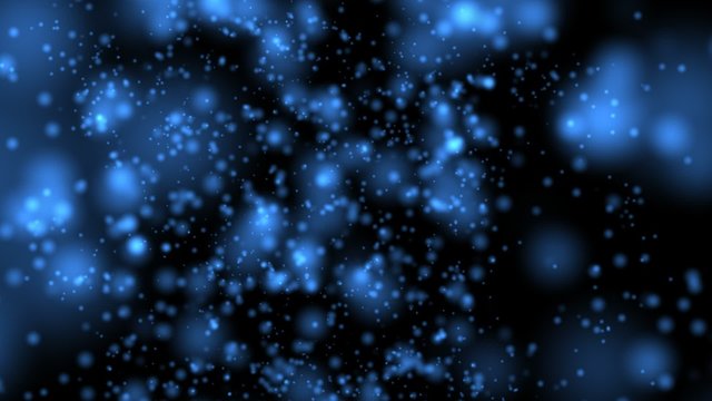 blue sparkles abstract loopable background