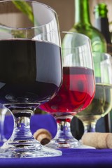 wine glasses