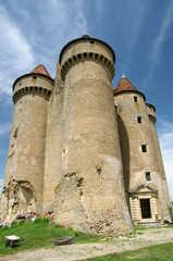 Medieval castle of Sarzay, France