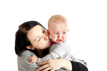 mother with baby girl