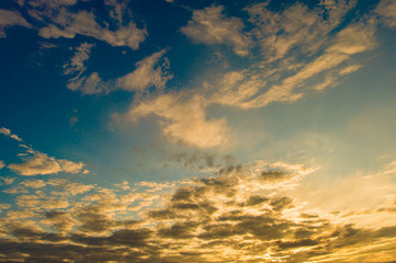 Cirrus and altocumulus