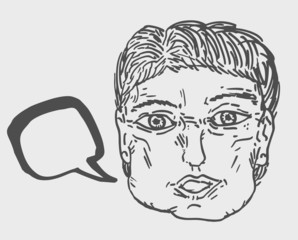 Cartoon talking