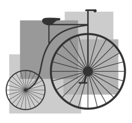 Fototapeta na wymiar Antique bicycle