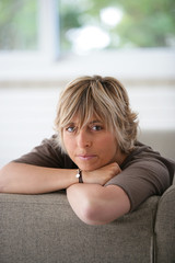 Woman with a neutral expression