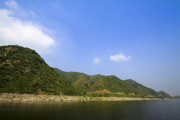 Fototapeta premium reservoir scenery