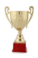 Winners cup isolated on the white
