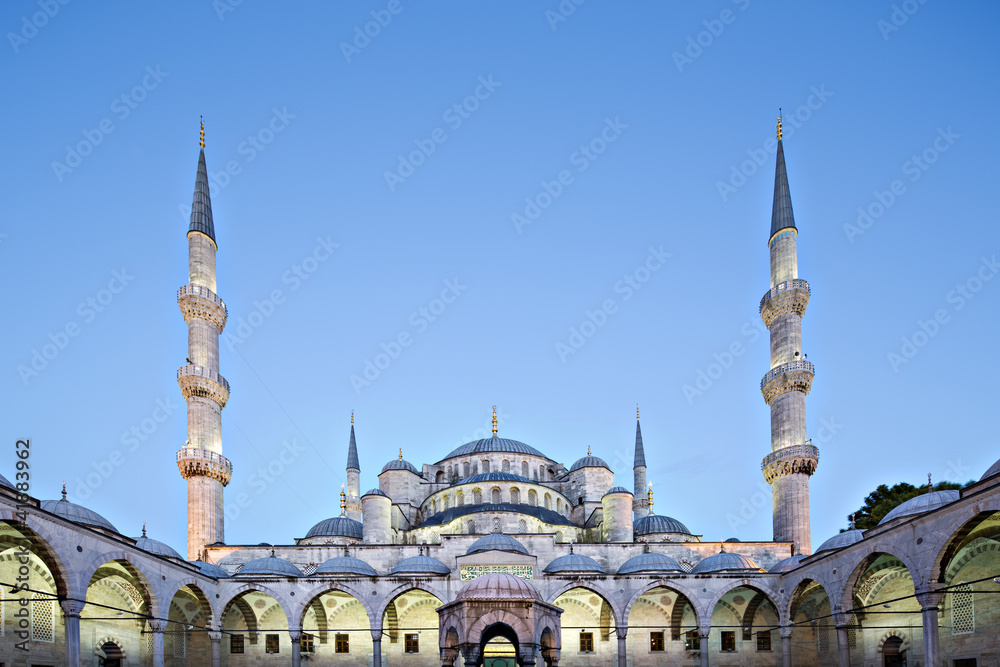 Wall mural sultanahmet mosque, istanbul, turkey