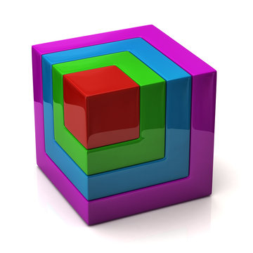 Colorful cube