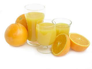 oranges and juice