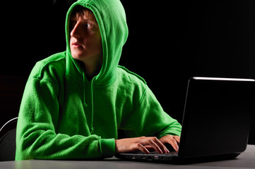 young hacker