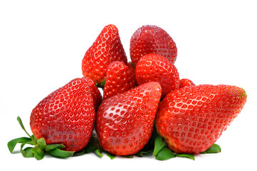 Strawberry isolated on white background