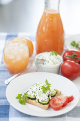 healthy cottage cheese breakfast