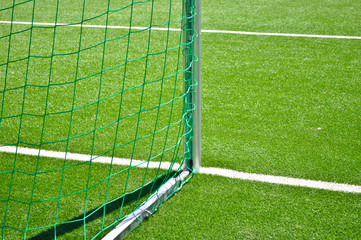 Fototapeta premium Fußballtor, Detail