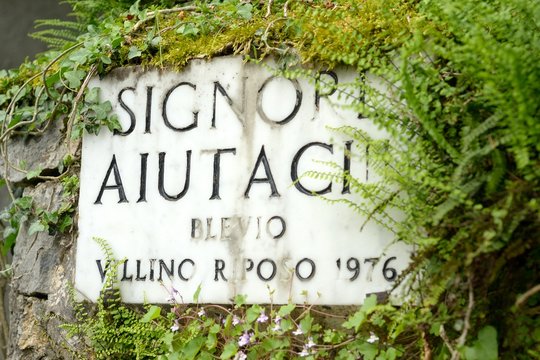 Historisches Schild Italien