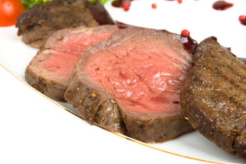 medium fried Roast beef