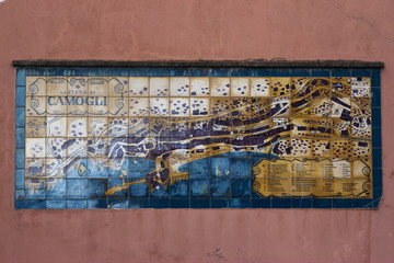 mappa di camogli