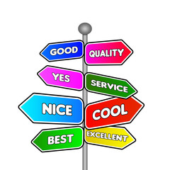 yes, good, best, excellent, nice, business,