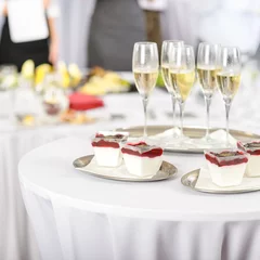  Desserts and Champagne for meeting participants © CandyBox Images