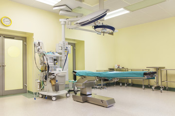 Operating room in the hospital