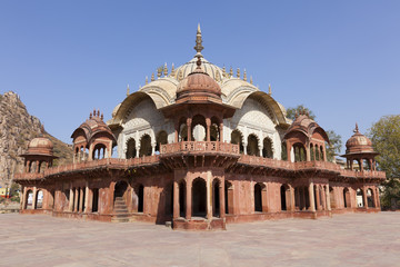 Fototapeta premium Cenotaph of Maharaja Bakhtawar Singh, City Palace, Alwar, India.