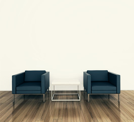 minimal modern interior armchair