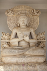 Buddha image at Dhauli Shanti Stupa, Bhubaneswar, India.