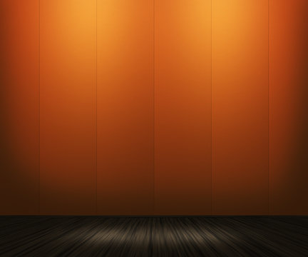 Orange Vintage Room Background
