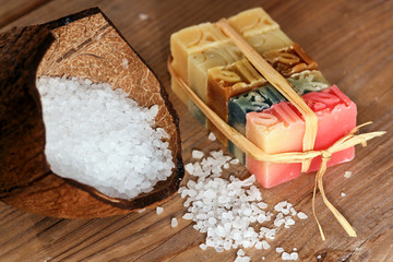 Kokosnuss, Badesalz, Seifen
