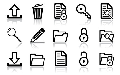 Navigation icon set