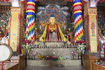 Bhutanese Monastery, Bodhgaya, Bihar, India.