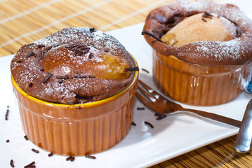 Schoko Birnen Muffin